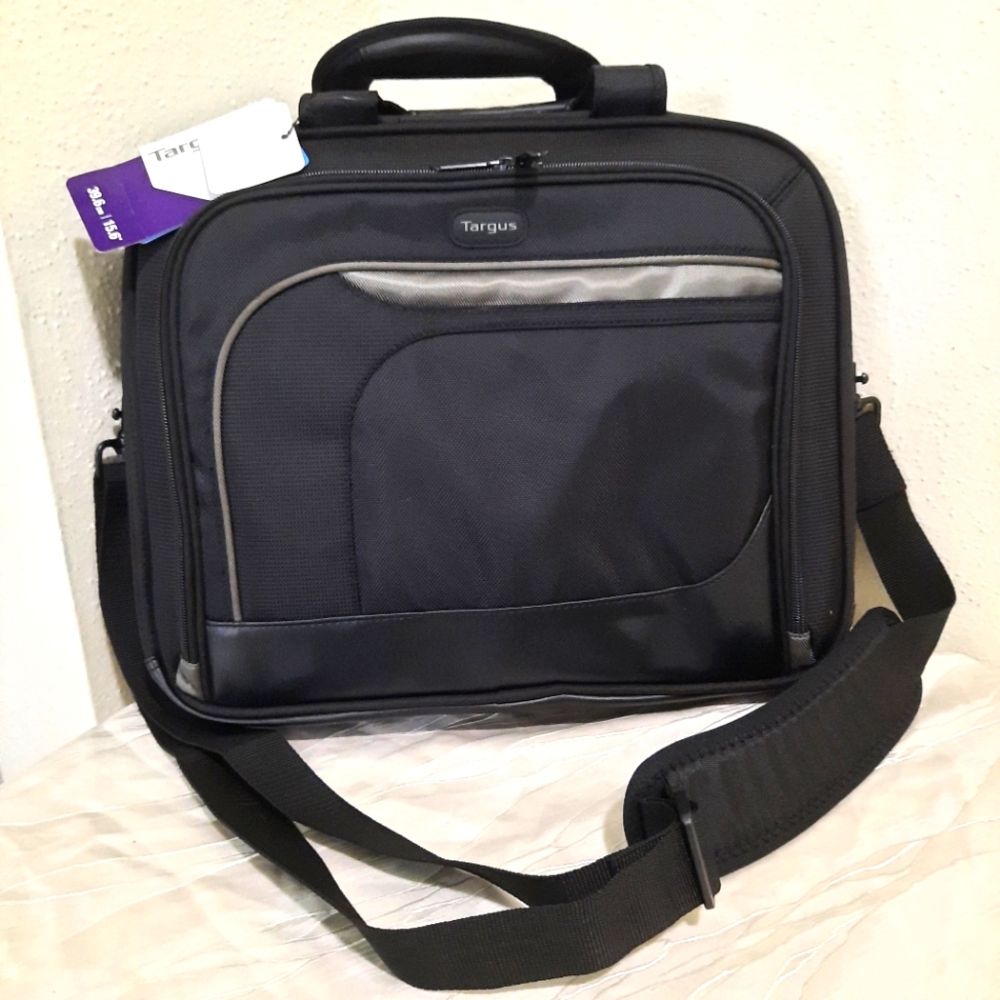 Targus black laptop briefcase